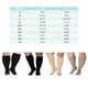 thumbnail image 5 of Calcetines de compresión Sonducket 2 pares ancha transpirables color piel negra, 5 of 6