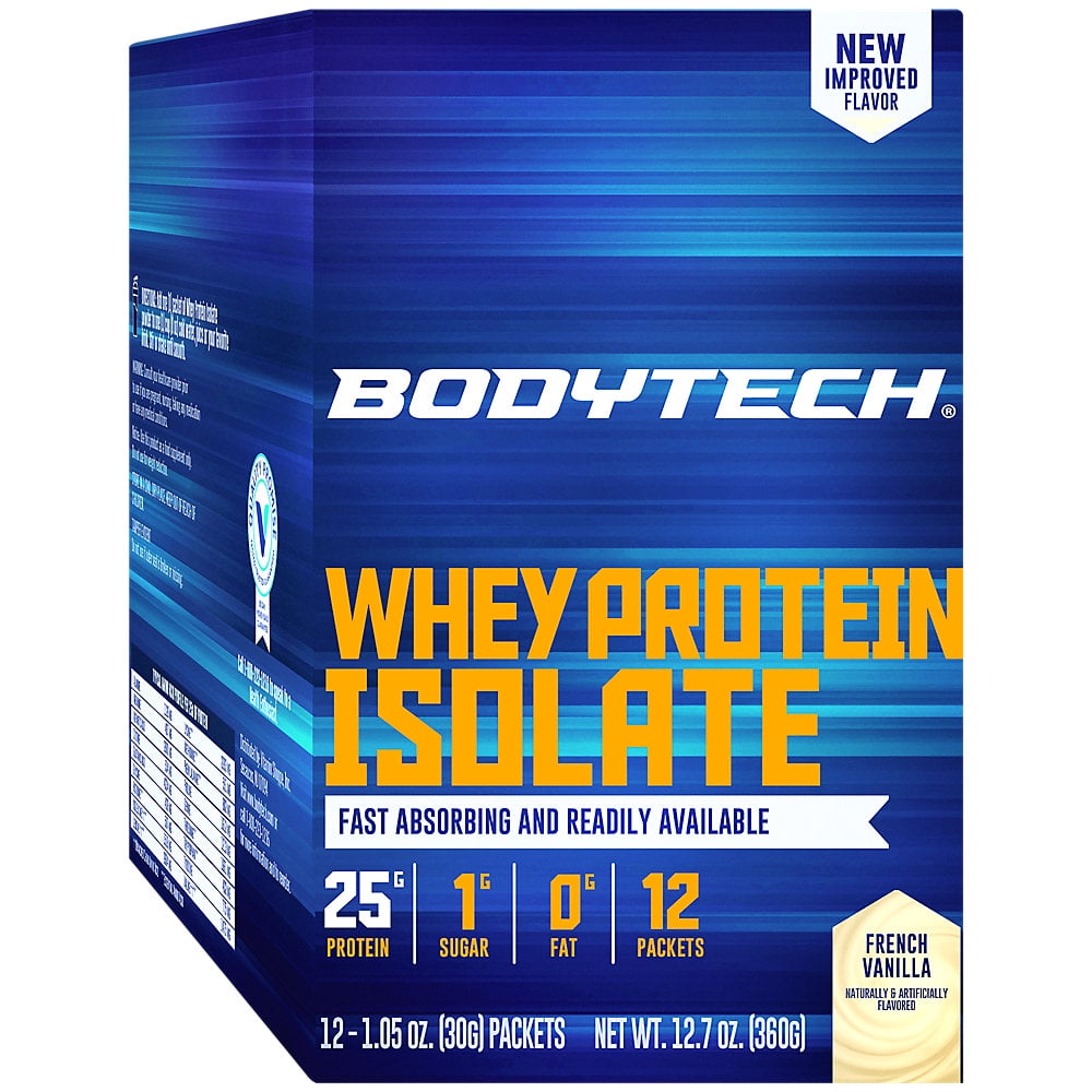BodyTech Whey Protein Isolate Powder With 25 Grams of Protein per