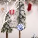 thumbnail image 4 of 5 Cm Blue And White Ball Pendant Ceramic Decorative Pendants For Christmas Tree Decoration, 4 of 6