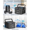 thumbnail image 4 of Reproductor de CD Boombox Greadio recargable con cassette Bluetooth, 4 of 9