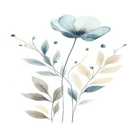 

Cold Toned Flower 12x18in Heat-Resistant Non-Slip Place Mat Durable and Wrinkle-Resistant