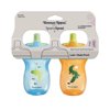 Tommee Tippee Sportee Bottle, Sippy Cup for Toddlers, 12 Months+, 10oz, Spill-Proof, Bite Resistant Spout, Easy to Hold Design, Pack of 2