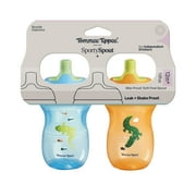 Tommee Tippee Sportee Bottle, Sippy Cup for Toddlers, 12 Months+, 10oz, Spill-Proof, Bite Resistant Spout, Easy to Hold Design, Pack of 2