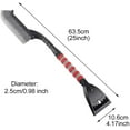 thumbnail image 3 of 25" Snow Brush with Detachable Ice Scraper, Multifution Durable Snow Brush,Household Car Windshield Snow Brush W/Comfortable Foam Grip for Cars(Red+Gray,2pcs), 3 of 8