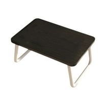 Foldable Laptop Bed Desk, Portable Laptop Stand, Lightweight Mini Table for Breakfast Picnic Drawing Sofa Floor, Adjustable Height Wooden Foldable Legs
