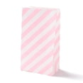 thumbnail image 1 of Rectangle Kraft Paper Bags None Handles Gift Bags Stripe Pattern Pink 13x8x24cm, 1 of 3