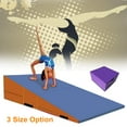 thumbnail image 1 of Gymnastique Pliante Inclinaison du Fromage Compétence Forme de Tumbling Mat Pliage de Pente du Fromage Gymnastique Exercices d'Aérobic Cale de Tumbling, 1 of 8