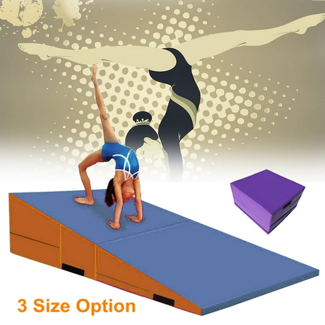 Gymnastique Pliante Inclinaison du Fromage Compétence Forme de Tumbling Mat Pliage de Pente du Fromage Gymnastique Exercices d'Aérobic Cale de Tumbling