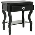 thumbnail image 3 of SAFAVIEH Alaia Modern Glam One Drawer Night Stand, Black, 3 of 14