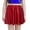 Red, variant on WOYY Kids Girls Sequin Cheerleading Skirt Dance Performance Skirt