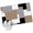 Brown, variant on Black Grey Bathroom Mat 2x3 FT, Non Slip Small Kitchen Mat, Middle Century Irregular Geo Abstract Art Washable Soft Backed Front Door Throw Rug Non-Shedding Indoor Outdoor Doormat for Entryway Sink