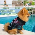 thumbnail image 2 of Cyberpunk Neon Koi Fish Hawaiian Shirt for Adults and Dogs, Japanese Style Summer Beach Shirt, Breathable Short Sleeve Aloha Shirt for Pet Owners and Dog, 2 of 8