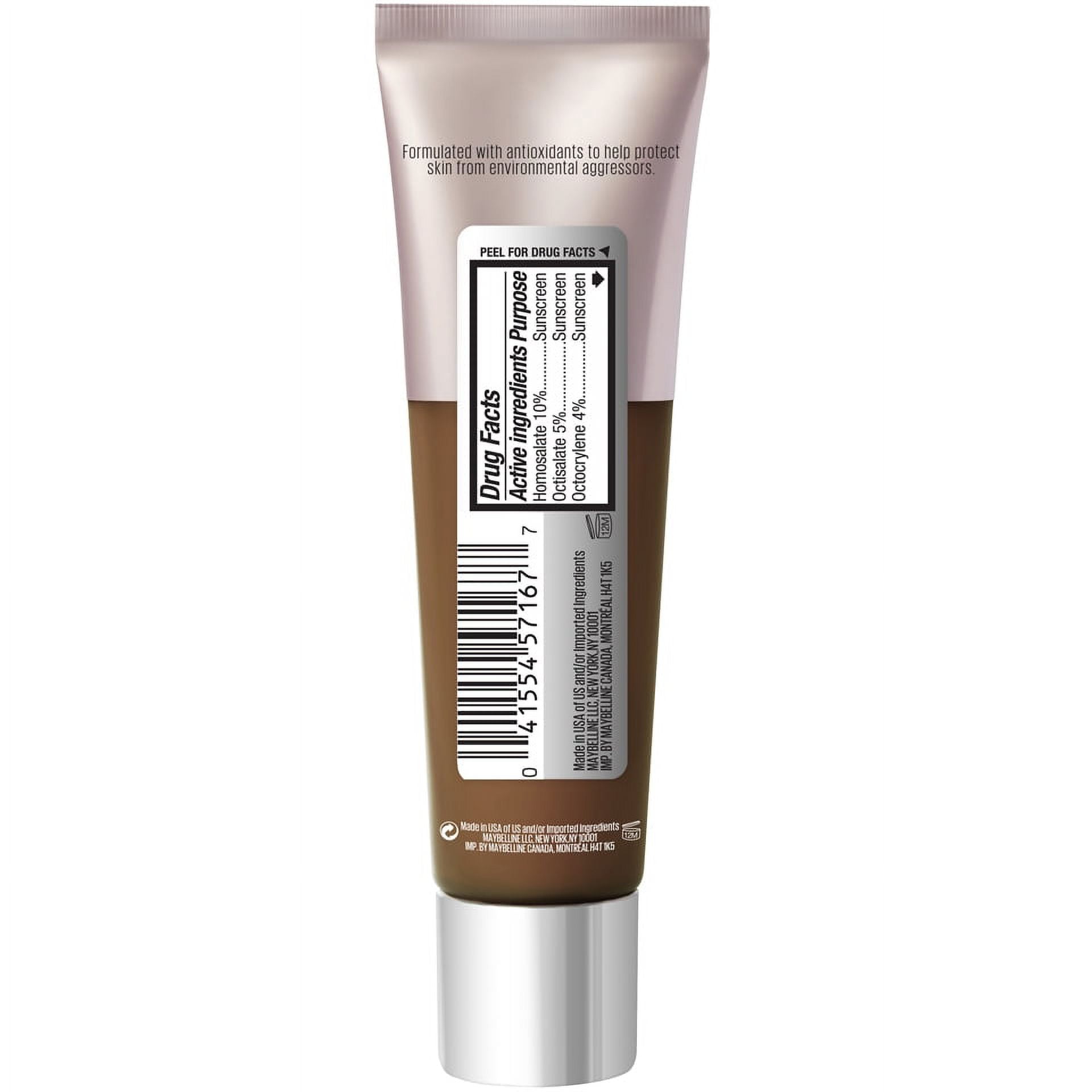 Maybelline Dream Urban Cover Liquid Foundation Makeup, SPF 50, Java, 1 fl oz