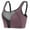 New1/Purple, variant on Otvok Womens Sports Bra with Plus Chest and Shock-Absorbing Yoga without Chest Cushion Fitness Bra