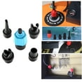 thumbnail image 6 of Inflatable Boat Pump Adaptor Compressor Air Converter Adapter with 4 Nozzles for Inflatable Boat, Paddle Board, Rubber Raft, 6 of 10