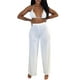 thumbnail image 3 of SAYOO Ropa de mujer de 3 piezas, blusa común, sujetador de tirantes, pantalones SAYOO moda, 3 of 6