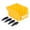 Yellow, variant on BIMZUC Wall Mounted Parts Storage Rack Stackable Shop Tool Bin Screws Organizer Thickened Inclined Mouth Combination Type Tool Box Blue (5.3 in / 13.5 cm)