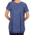 thumbnail image 2 of Sakkas Charolette Embroidery And Seqiun Accents Blouse - Navy - Plus Size, 2 of 6