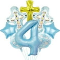 thumbnail image 5 of Cross balloon and digital balloon set for Religious birthday decoration commemoration, 5 of 10