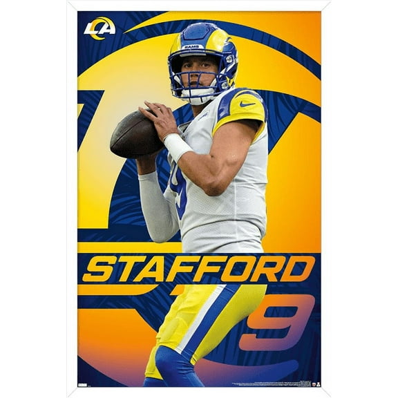 NFL Los Angeles Rams - Matthew Stafford 21 Wall Poster, 14.725" x 22.375", Framed