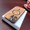 thumbnail image 3 of Luxury PU Leather Case For iPhone 15 14 13 12 11 Pro Max 15Pro 14Pro 13Pro iPhone15 iPhone14 For Magsafe Wireless Charge Cover a, 3 of 5