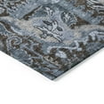 thumbnail image 4 of Addison Rugs Chantille Indoor/Outdoor Transitional Damask Denim Washable Rectangle Rug, 10' x 14', 4 of 6