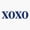 1pcs, variant on Navy Xoxo Romantic Heart Typography Quote Sticker
