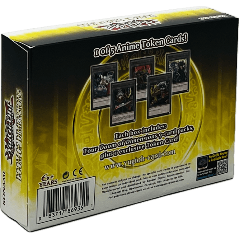 YUGIOH DOOM OF DIMENSIONS TOKEN BOX - Walmart.com