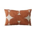 thumbnail image 4 of Plutus 18" x 18" Maze Dot Luxury Throw Pillow in Red, 4 of 8