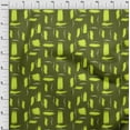 thumbnail image 4 of oneOone Cotton Flex Olive Green Fabric Abstract Dry Brush Stroke Craft Projects Decor Fabric Printed By The Yard 40 Inch Wide, 4 of 5