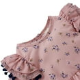 thumbnail image 5 of Lovebay infant Toddler Baby Girls Ruffled Sleeve Romper Bodysuit Playsuit Pink Floral Outfits 0-18M, 5 of 11