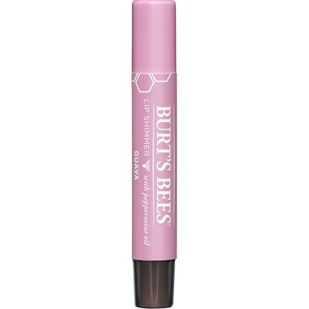 Burt's Bees 100% Natural Origin Moisturizing Lip Shimmer, Guava, 1 Tube