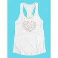 thumbnail image 3 of Flower Heart Doodle Tank Women -Image by Shutterstock, Female x-Large, 3 of 4