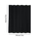 thumbnail image 3 of Cortina de Ducha Impermeable de Doble Cara con Lunares de 183 X 183 Cm | Tejido Opaco Translúcido de Color Liso | Mezcla de Poliéster, Rayón y Algodón Resistente | Panel Separador para Baño Húmedo/Se, 3 of 6