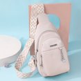 thumbnail image 4 of Sac de Poitrine pour Femmes avec Sangle Réglable en Cuir PU et Sangle pour Guitare (Jaune), 4 of 8