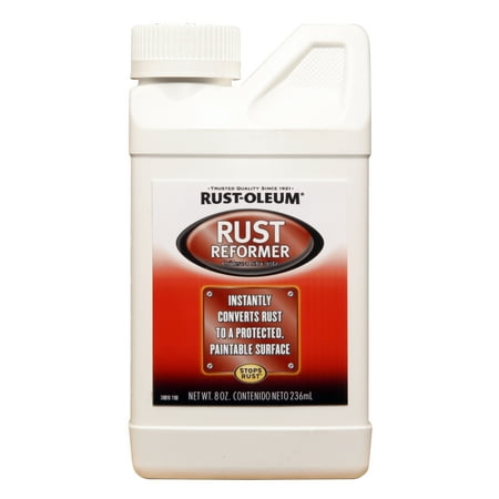 Black, Rust-Oleum Automotive Rust Reformer-248659, 8 oz