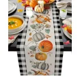thumbnail image 6 of Ice Blue Flower Table Flag Small Floral Plant Table Runner Home Kitchen Living Room Holiday Party Tablecloth For Tables r, 6 of 6