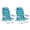 Blue+green, variant on Beach Chair 2 Pack Folding Backpack Chairs for Adults 330lbs Capacity, Low Layout Lay Flat Beach Lounge Chair with 5 Positions, Heavy Duty Aluminum Camping Chair w/ Headrest Towel Bar Storage Pocket