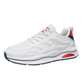 thumbnail image 3 of Leozcaa Men's Running Shoes Breathable Walking Shoes Non Slip Athletic Sneakers Mesh Casual Sports Shoes, 3 of 7