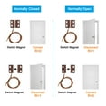 thumbnail image 5 of Unique Bargains Magnetic Reed Switch, 2 Pack NO Wired Magnetic Contact Switch, Black, 5 of 5