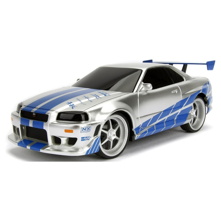 Jada Toys - Fast and Furious Turbo Boost RC Car, 1:24 Scale Nissan