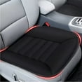 thumbnail image 2 of Car Seat Cushion For Front Seats - Black Auto Seat Pad With Comfortable Design, Universal Fit - For Most Cars, Suvs, Trucks, Daily Commuting, Long Road Trips, 2 of 5