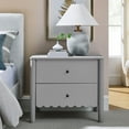 thumbnail image 2 of Nightstand Side End Table, Light Gray, Wood, Hotel Bedroom, Modern Contemporary, HB38222, 2 of 9
