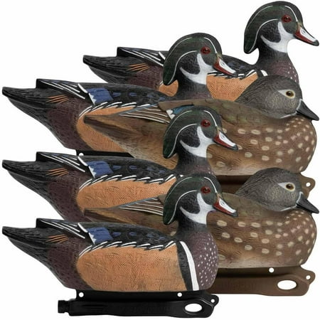 Hardcore Waterfowl Rugged Series Wood Duck Decoys - 4 Drakes and 2 Hens