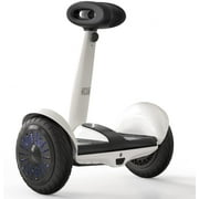 Hiboy Self-Balancing Electric Scooter with Steering Bar, Smart J5 Hoverboards with APP Control, White and Black