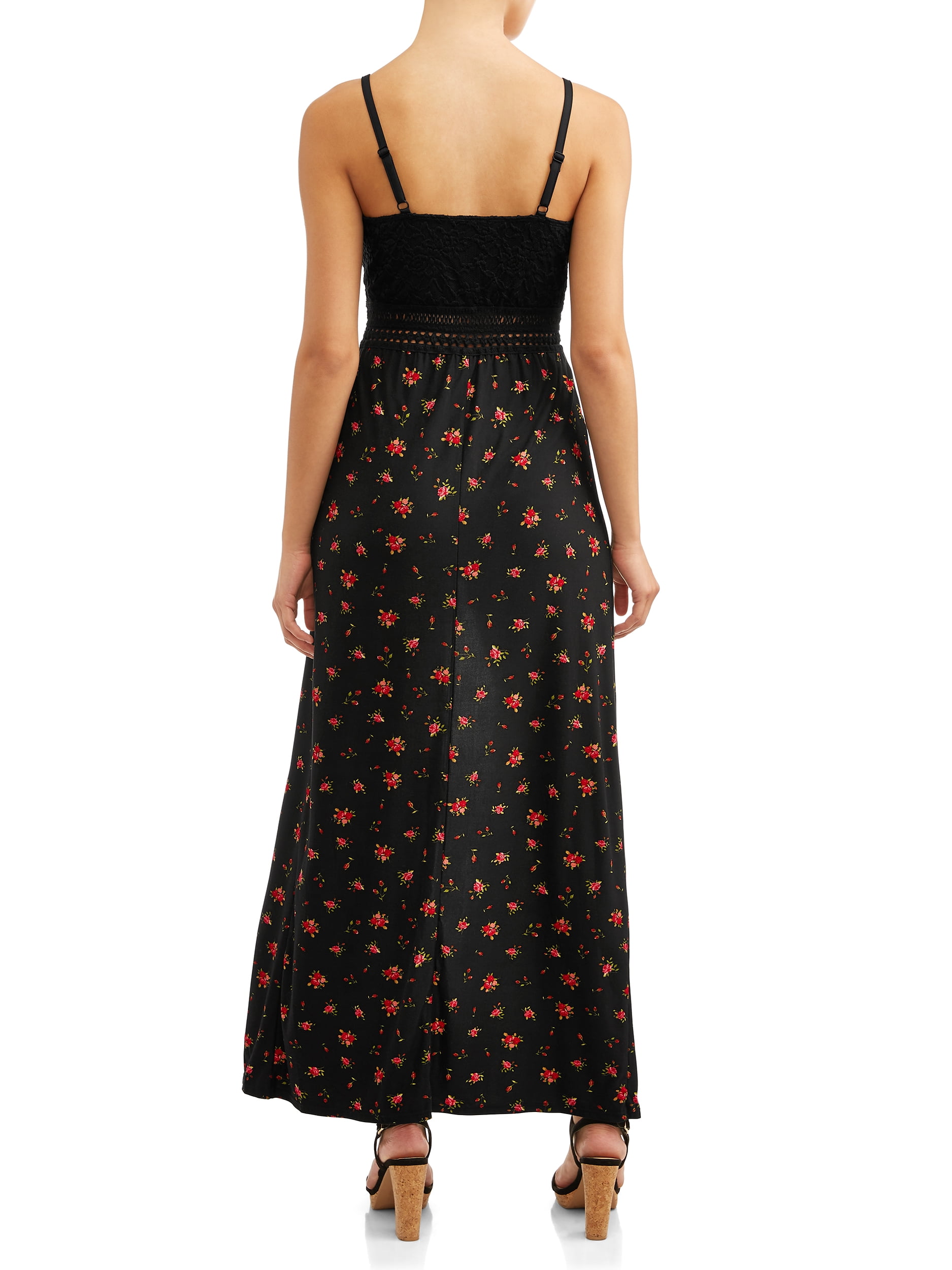 maxi walk through dress