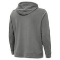 thumbnail image 3 of Men's Antigua Heather Black Washington Commanders Effortless Full-Zip Hoodie Jacket, 3 of 4