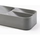 thumbnail image 4 of Organizador de cubiertos compacto con bandeja para cajón de cocina, tamaño pequeño, color gris, 4 of 8