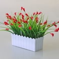 thumbnail image 2 of Artificial Plants with Pots Fake Flowers for Home Garden Decor Outdoor, 2 of 5