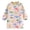 0-White120, variant on Kids Waterproof Painting Apron with Front Pocket Long Sleeves Art Smock, Sizes 8-12